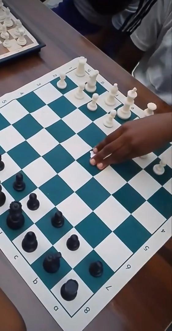 Genius Crest pupils learning chess