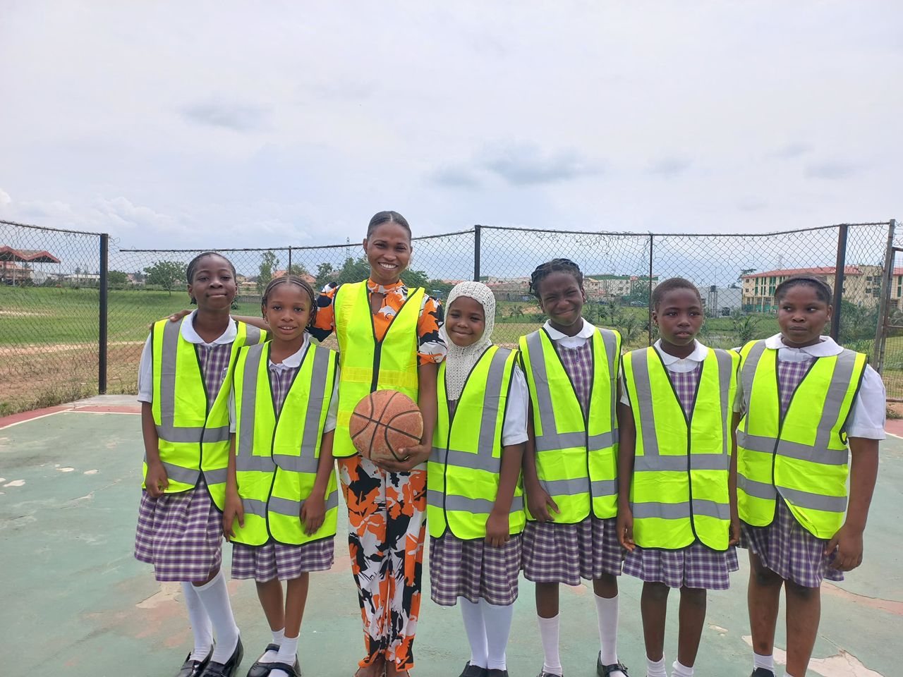 Pupils outdoors during an educational excursion
