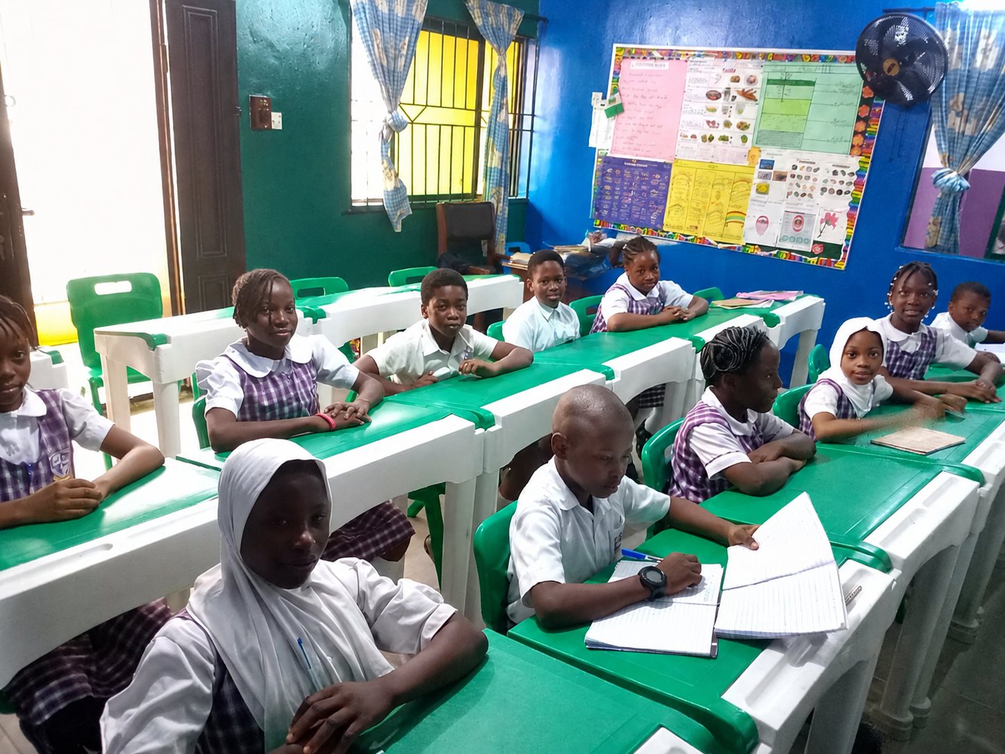 Primary School pupils in class
